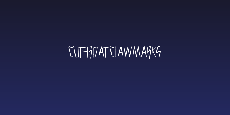 Cutthroat Clawmarks Social Header