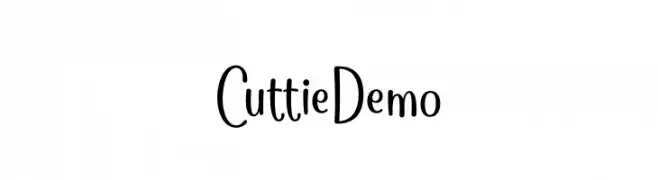 Cuttie Demo  font caratteri gratis