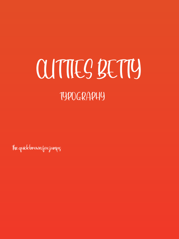 Cutties Betty Poster
