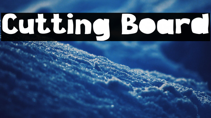 Cutting Board Example 1