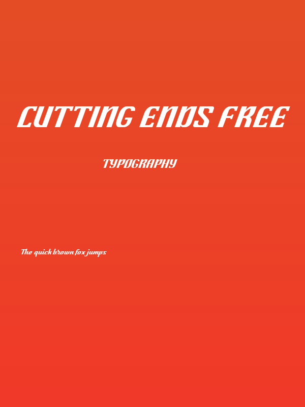Cutting-Ends FREE Poster