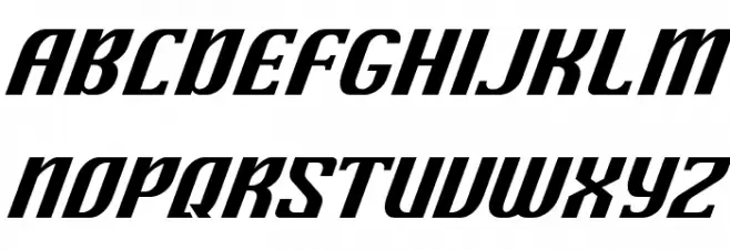 Cutting-EndsFREE Schriftart Groß