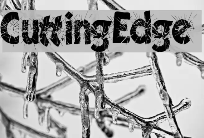 CuttingEdge Font examples