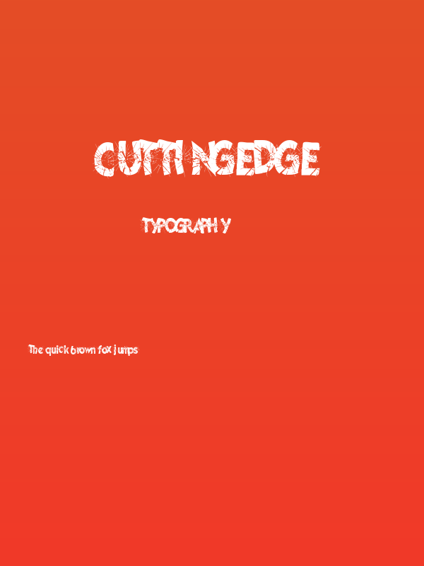 CuttingEdge Poster