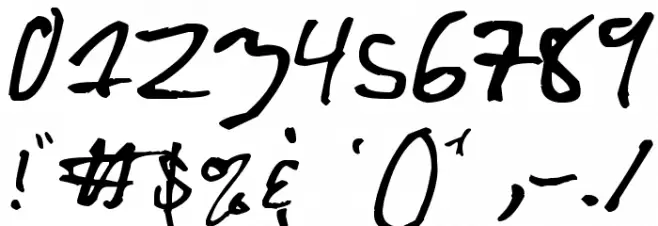 CuttyFruty Font OTHER CHARS