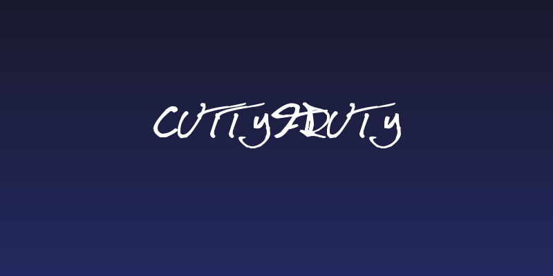 CuttyFruty Social Header