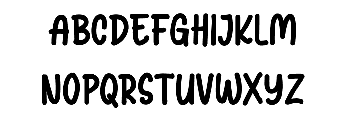 Cuty Tubby Font LOWERCASE