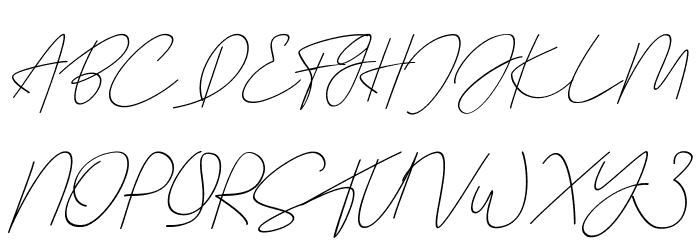 Cutyle Monoline Script [Demo] Schriftart Groß