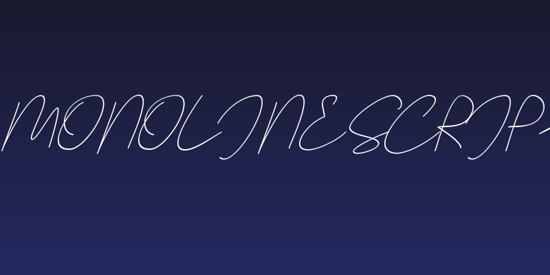 Cutyle Monoline Script [Demo] Social Header