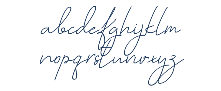 Cutyle Monoline Script [Demo] Lowercase