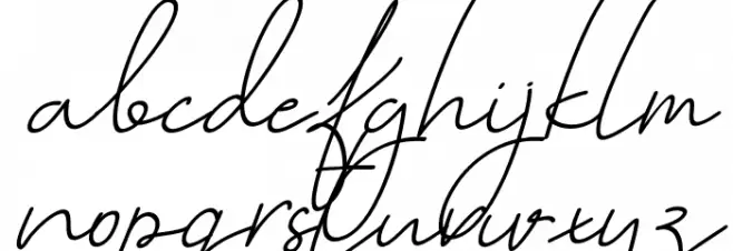 Cutyle Monoline Script [Demo] Font LOWERCASE