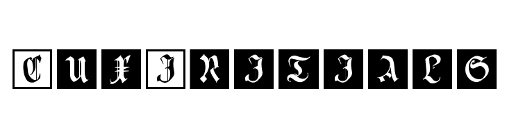 CuxInitials Font