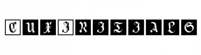 CuxInitials  Frei Schriftart Herunterladen