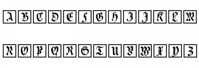 CuxInitials 字体 大写