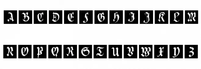 CuxInitials फ़ॉन्ट लोअरकेस