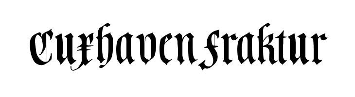 CuxhavenFraktur Font