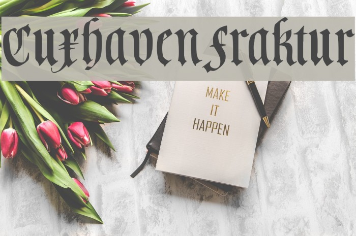 CuxhavenFraktur Font examples
