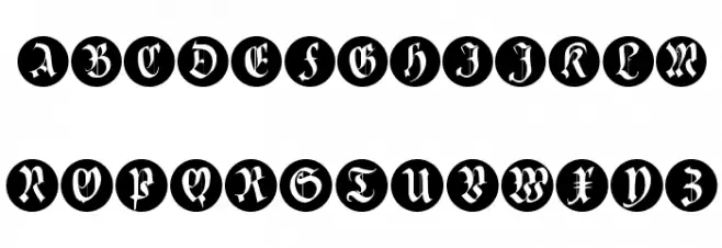 CuxhavenInitialsRound Fonte MAIÚSCULAS
