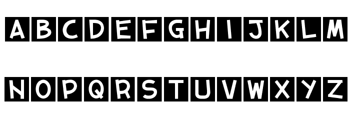 cube vol.2 Font LOWERCASE
