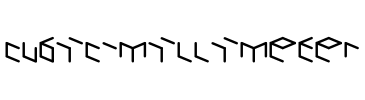 cubic-millimeter  Frei Schriftart Herunterladen