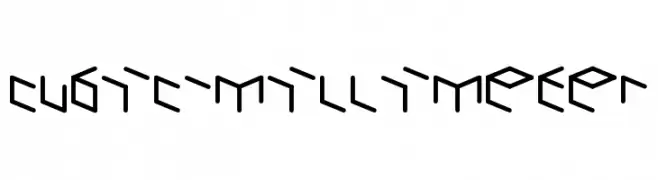 cubic-millimeter  Fuentes Gratis Descargar
