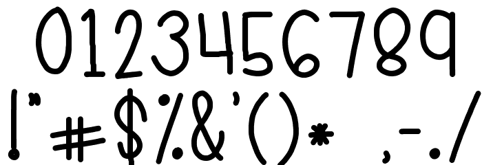 cuddles Font OTHER CHARS