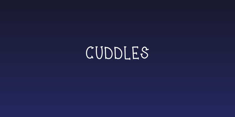 cuddles Social Header