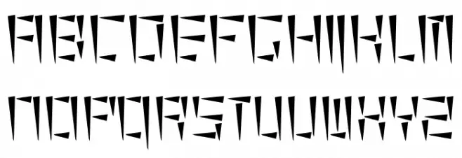 cuneiform Шрифта ВЕРХНИЙ
