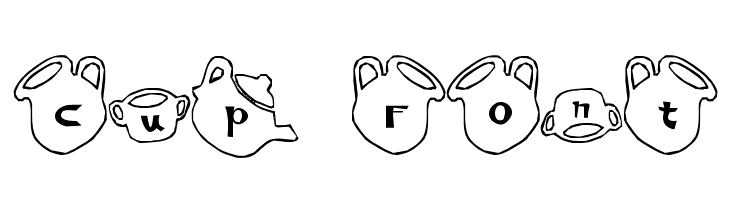 cup Font Font