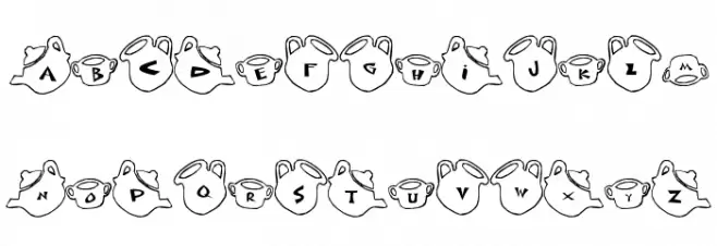 cup Font لخطوط تنزيل الأحرف الكبيرة