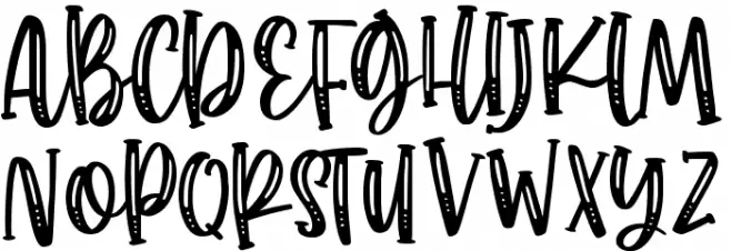cupcake pastry line Schriftart Groß