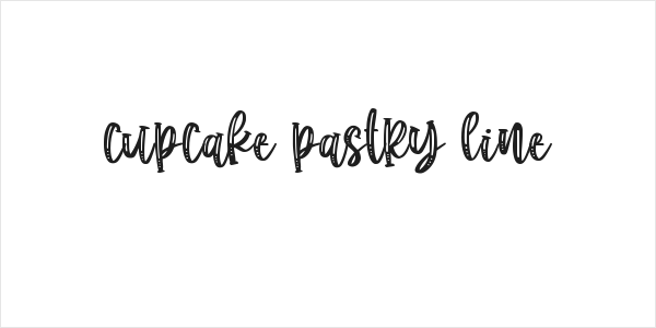 cupcake pastry line Logo