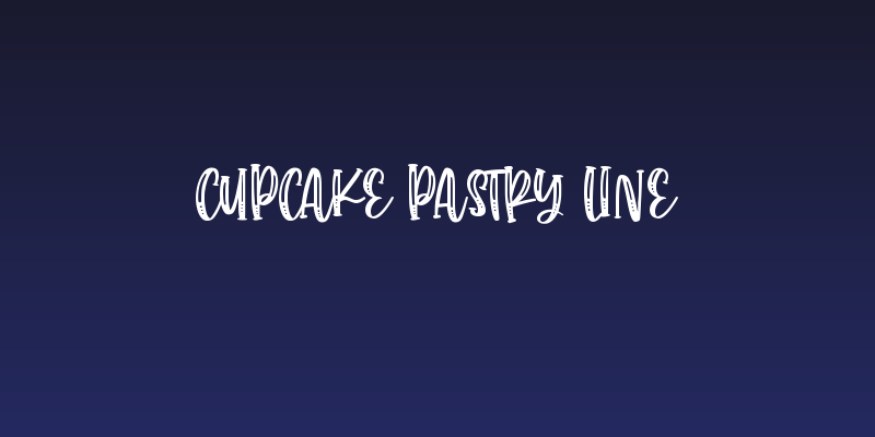 cupcake pastry line Social Header
