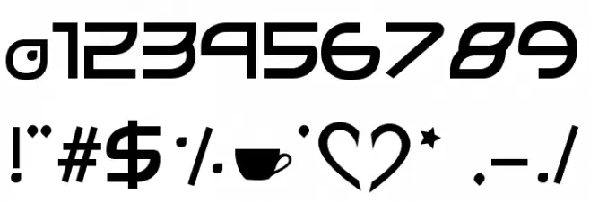 cupofcoffee Font OTHER CHARS