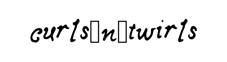 curls_n_twirls Font