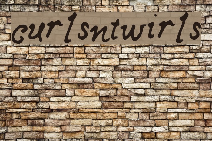 curls_n_twirls Font examples