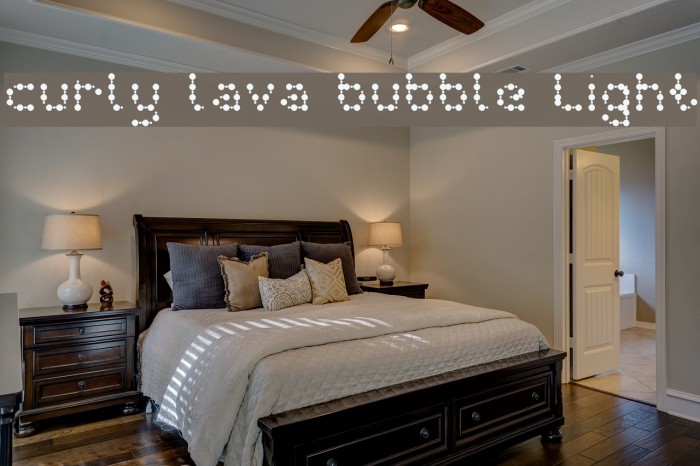 curly lava bubble Light Font examples