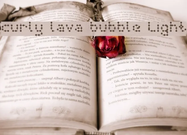 curly lava bubble Light Example 3
