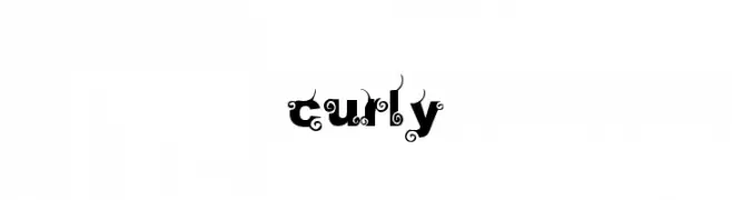 curly  नि: शुल्क फ़ॉन्ट्स डाउनलोड