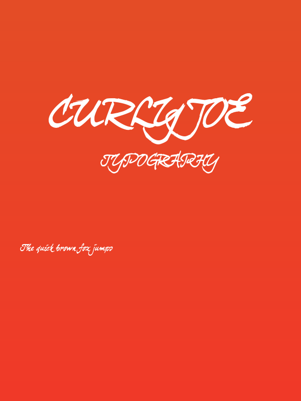 curlyJoe Poster