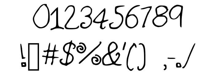 curlywurly Font OTHER CHARS