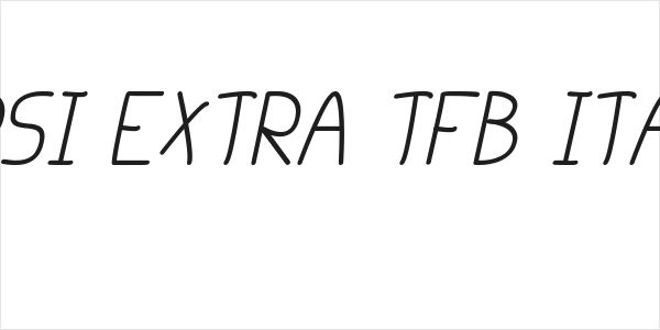 cursi extra tfb Italic Logo