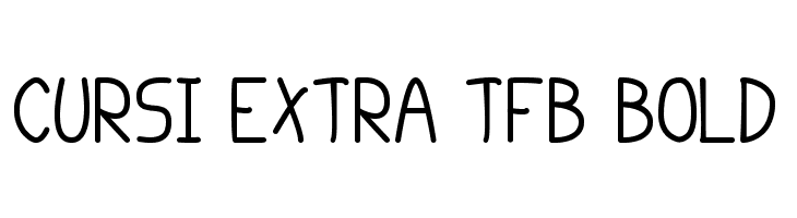 cursi extra tfb bold  Free Fonts Download