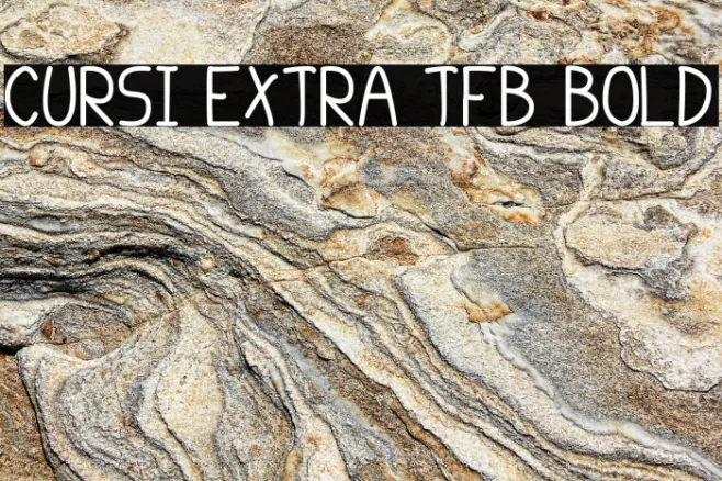 cursi extra tfb bold Example 1