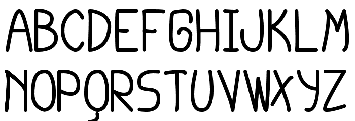 cursi extra tfb bold Font LOWERCASE