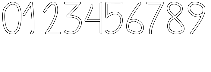cursi extra tfb hollow Font OTHER CHARS