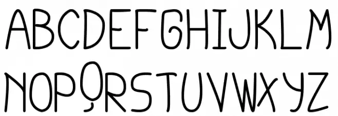 cursi extra tfb Schriftart Groß