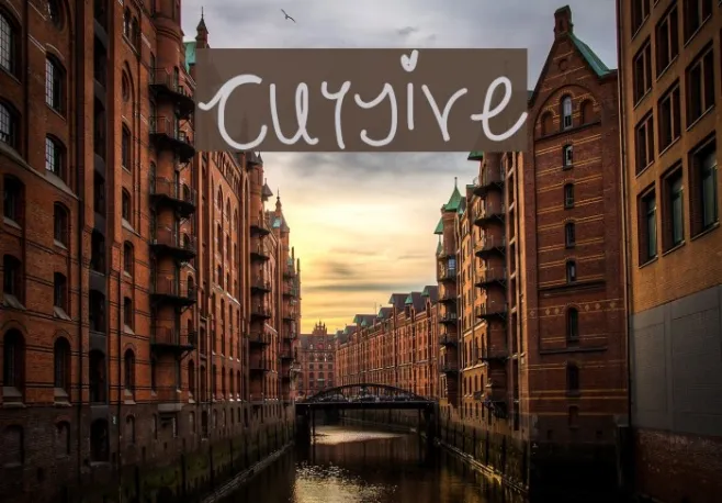 cursive Example 2
