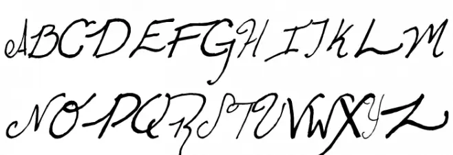 cursiveedgar Schriftart Groß