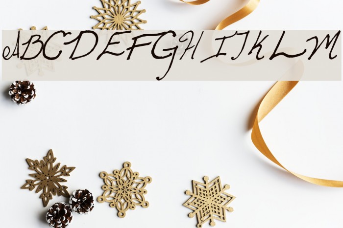 cursiveedgar Font examples